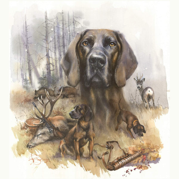 "Hannoverian Hound. Blood Trail"