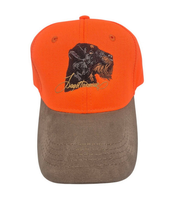 Hunter's cap "Deutscher Jagdterrier" orange-brown