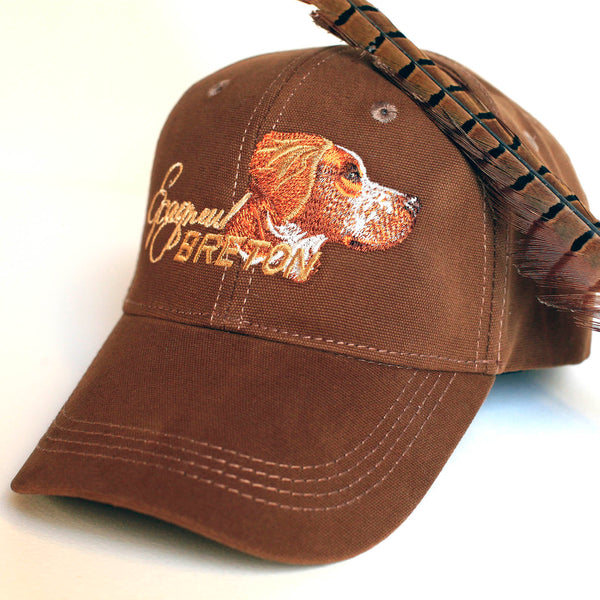 Hunter's cap "Epagneul Breton" brown