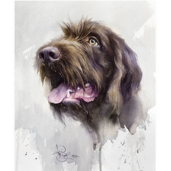 "Expectation of hunting. Pudelpointer" author's signed print