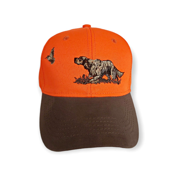 Hunter's cap "English Setter" orange-brown