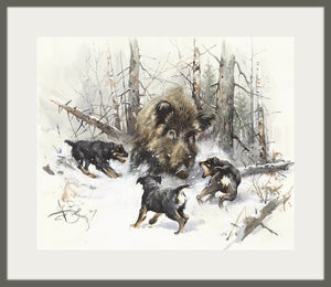 "Hunting with Jagdterriers"
