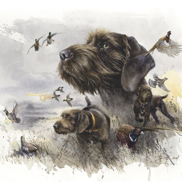 "Bird Hunting" author's signed giclee
