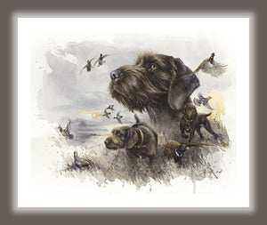 "Bird Hunting" author's signed print