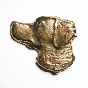 Bronze Pin "Epagneul Breton"