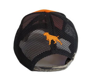Hunter's cap "Deutsch drahthaar (German wirehaired pointer)" orange camo