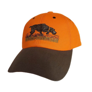 Hunter's cap "Deutsch drahthaar (German wirehaired pointer)" orange