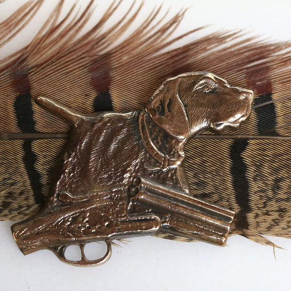 Bronze pin "German Shorthaired Pointer (Deutsch kurzhaar)"