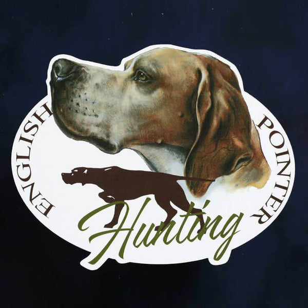 Hunting dog decal "English pointer"