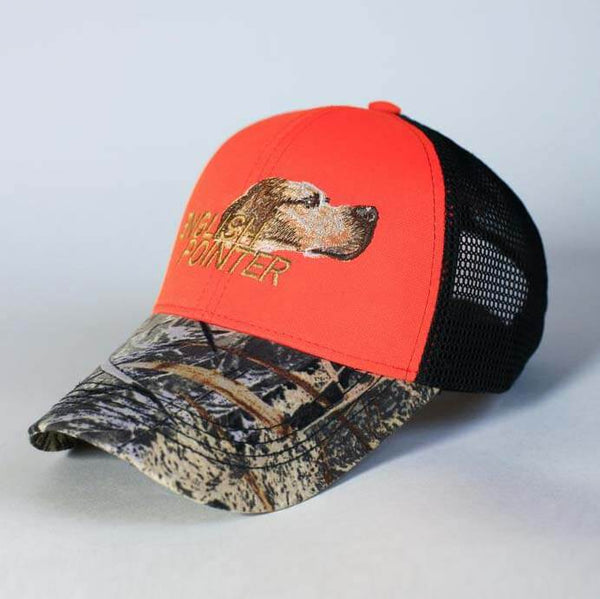 Hunting hat "English Pointer" orange+camo