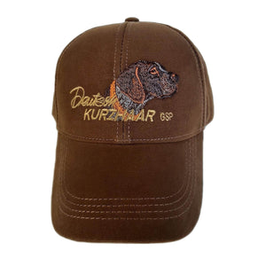Hunting hat "German Shorthaired Pointer (Deutsch Kurzhaar)" olive and brown