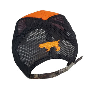 Hunting hat "Spinone Italiano" orange camo