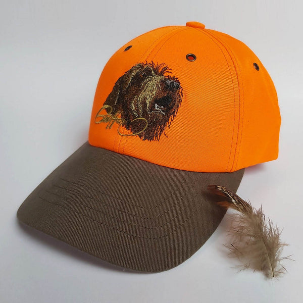 Hunting hat "Wirehaired Pointing Griffon (Korthals WPG)" orange
