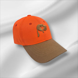 Hunting hat "German wirehaired pointer (Deutsch Drahthaar)" orange  brown