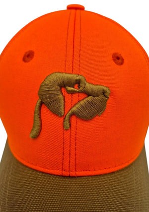 Hunting hat "German wirehaired pointer (Deutsch Drahthaar)" orange  brown