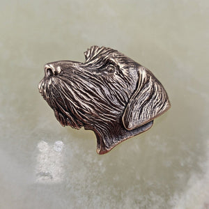 Bronze pin "Pudelpointer"