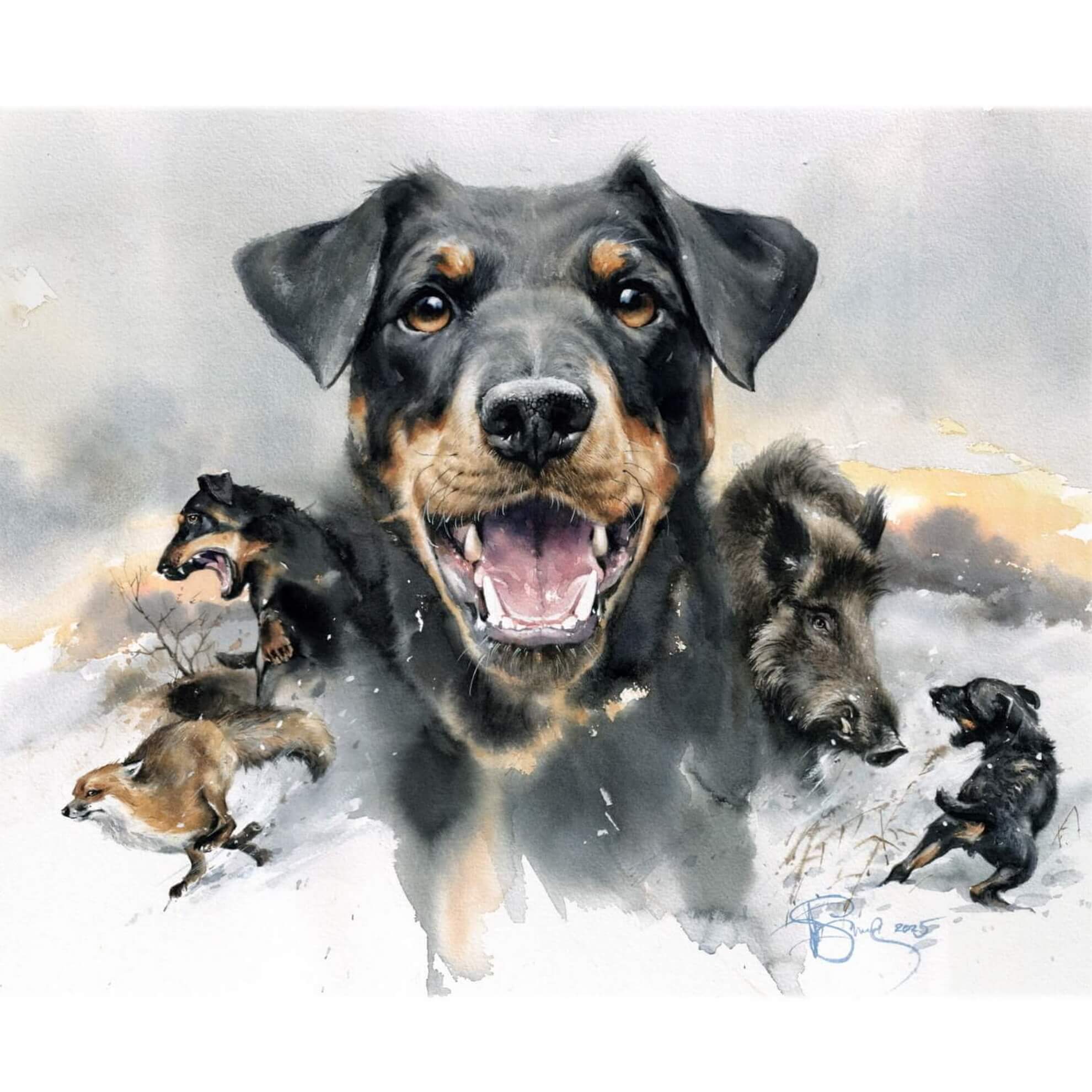 Jagdterrier - Siurha Art