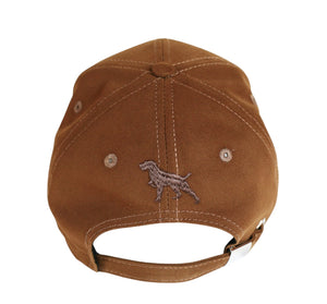 Hunting hat "German wirehaired pointer (Deutsch drahthaar)" brown