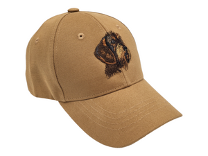 "Wirehaired Dachshund"    hunting hat brown