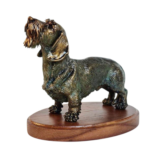 Wirehaired Dachshund Sculpture