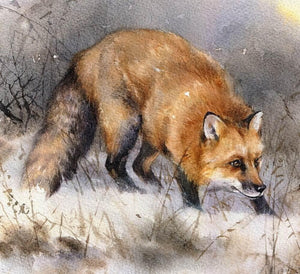 "Fox and Partridges. The Silent Hunt"