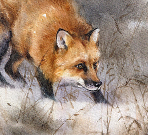 "Fox and Partridges. The Silent Hunt"