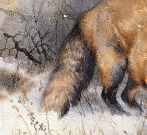"Fox and Partridges. The Silent Hunt"