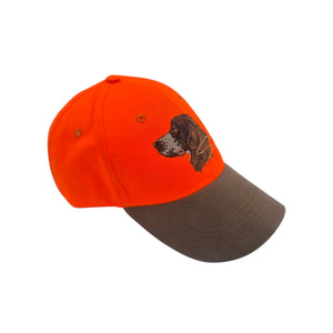 Hunter's cap "English Springer Spaniel" orange-brown