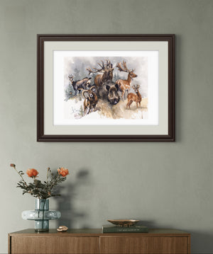 "Wildlife Harmony " Limited Edition Signed Print