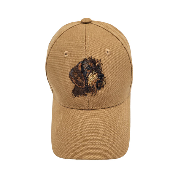 "Wirehaired Dachshund" hunting hat brown