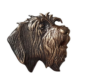 Bronze Pin "Wirehaired Pointing Griffon"
