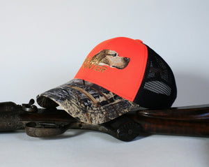 Hunting hat "English Pointer" orange+camo