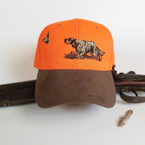 Hunter's cap "English Setter" orange-brown