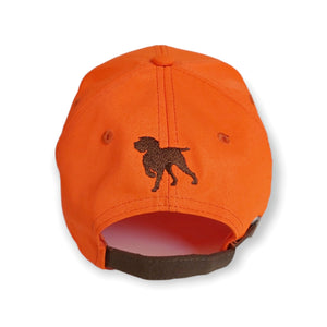 Hunter's cap "Pudelpointer" orange+brown