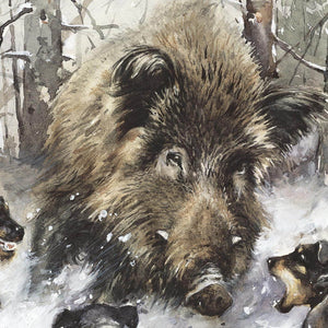Author's print "Hunting with Jagdterriers"