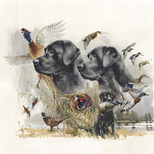 Author's print "Labrador hunting"