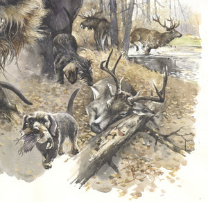 Author's print "Passion for the Hunt"
