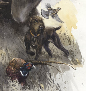 "Bird Hunting" author's signed print