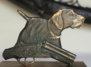 Bronze sculpture "German Shorthaired Pointer"