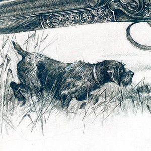 Author's print "Field hunting"
