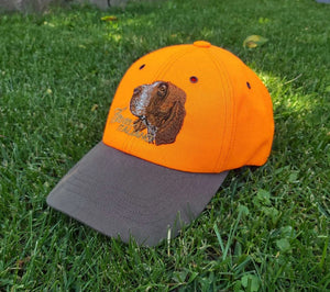 Hunter's cap "Bracco Italiano" Orange and Orange Camo