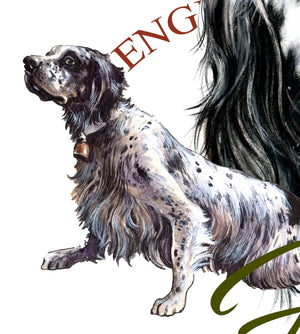 Hunting decal "English setter"