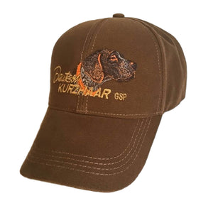 Hunting hat "German Shorthaired Pointer (Deutsch Kurzhaar)" olive and brown