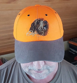 Hunting hat "Wirehaired Pointing Griffon (Korthals WPG)" orange