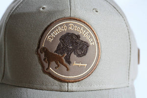 Olive hunter's cap "German Wirehaired Pointer"