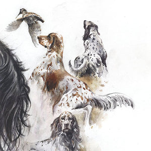 Author's print "Hunting with the English Setter"
